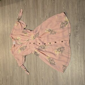 Sienna Sky Pink Floral Mini Dress